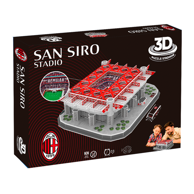 Puzzle 3D Estadio San Siro AC Milan, CAJA