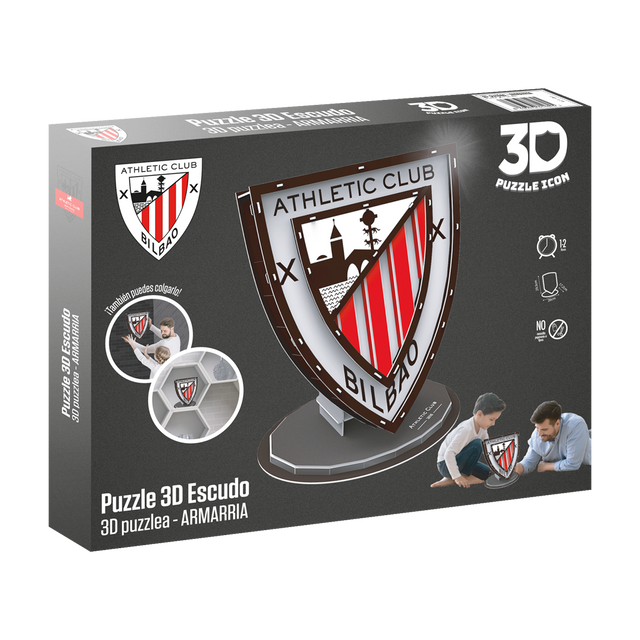 Puzzle 3D Escudo Athletic Club, CAJA