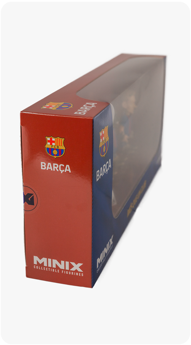 Minix Pack 5 B Jugadores | FC Barcelona, trasera caja