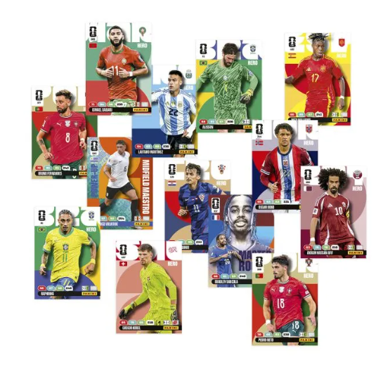 Fifa World Cup 2026™ Adrenalyn XL™ -  sobres por unidad  - Colección Oficial Panini
