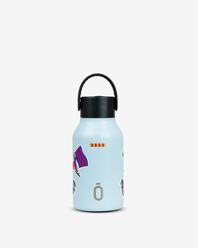 BOTELLA TERMO "RUNBOTT MII" FCB - TEXTURE STICKERS 350 ML POWDER SKY TAPON SPORT