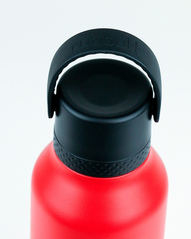 BOTELLA TERMO "RUNBOTT" ATLETI - "ATLETI"+ESCUDO 600ML ROJO