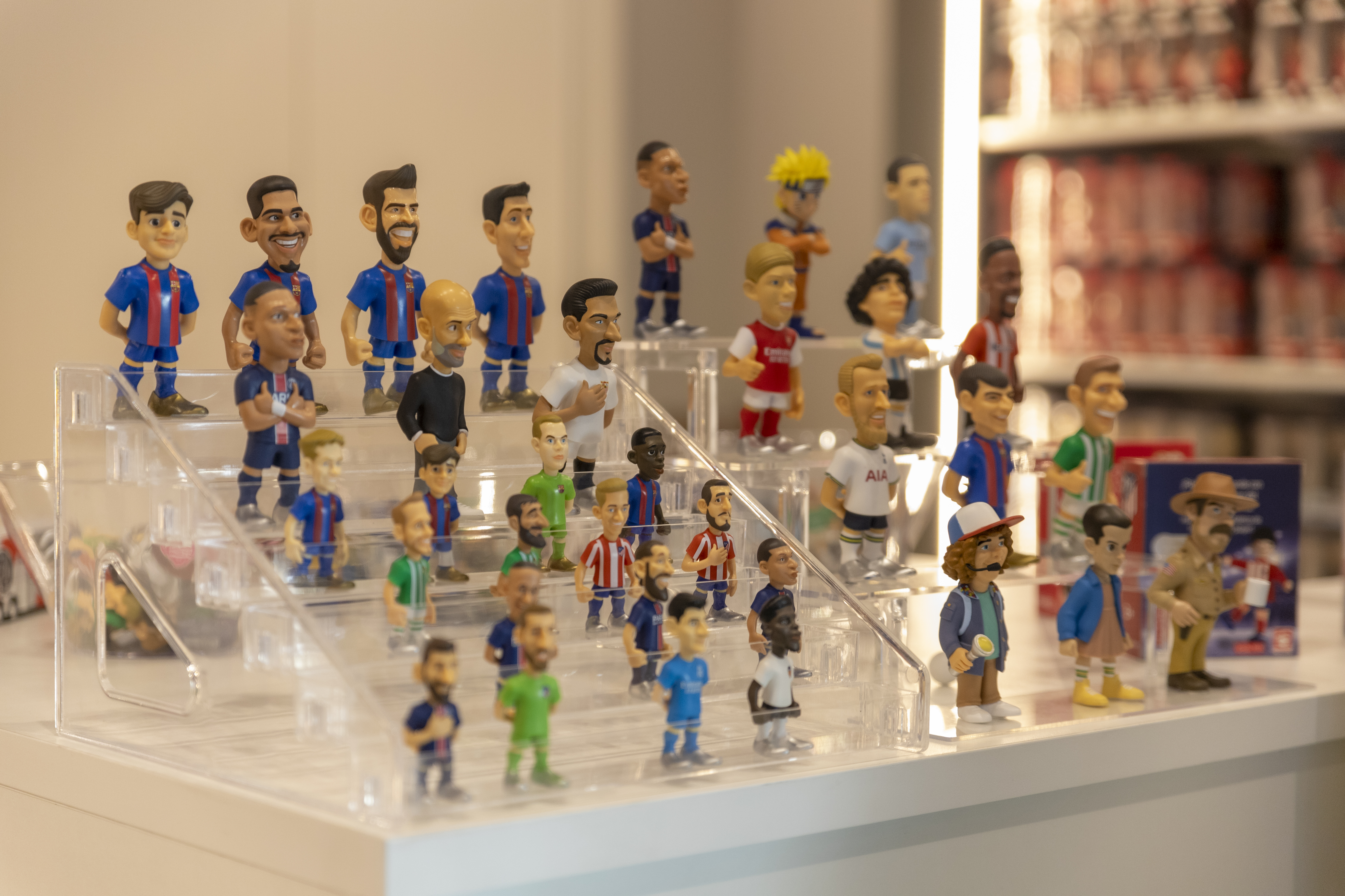 Figuras fútbol  en tienda Banbotoys Barcelona