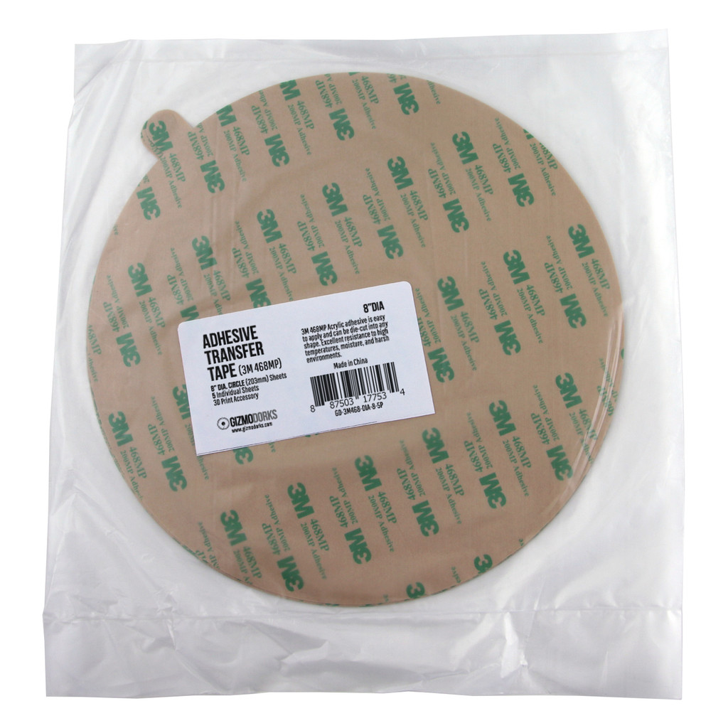 3M 468MP Adhesive Transfer Tape Circle Packaging