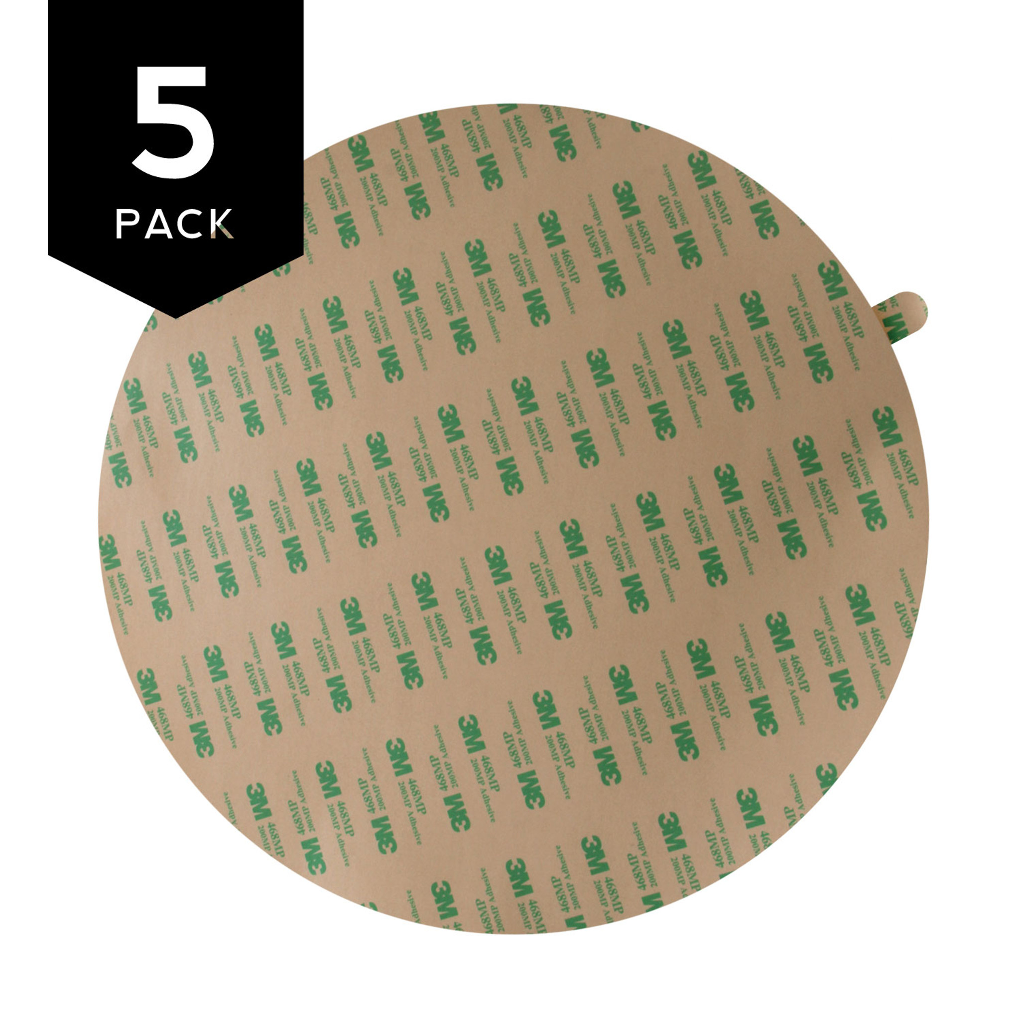 3M 468MP Adhesive Transfer Tape Sheet (5-Pack)