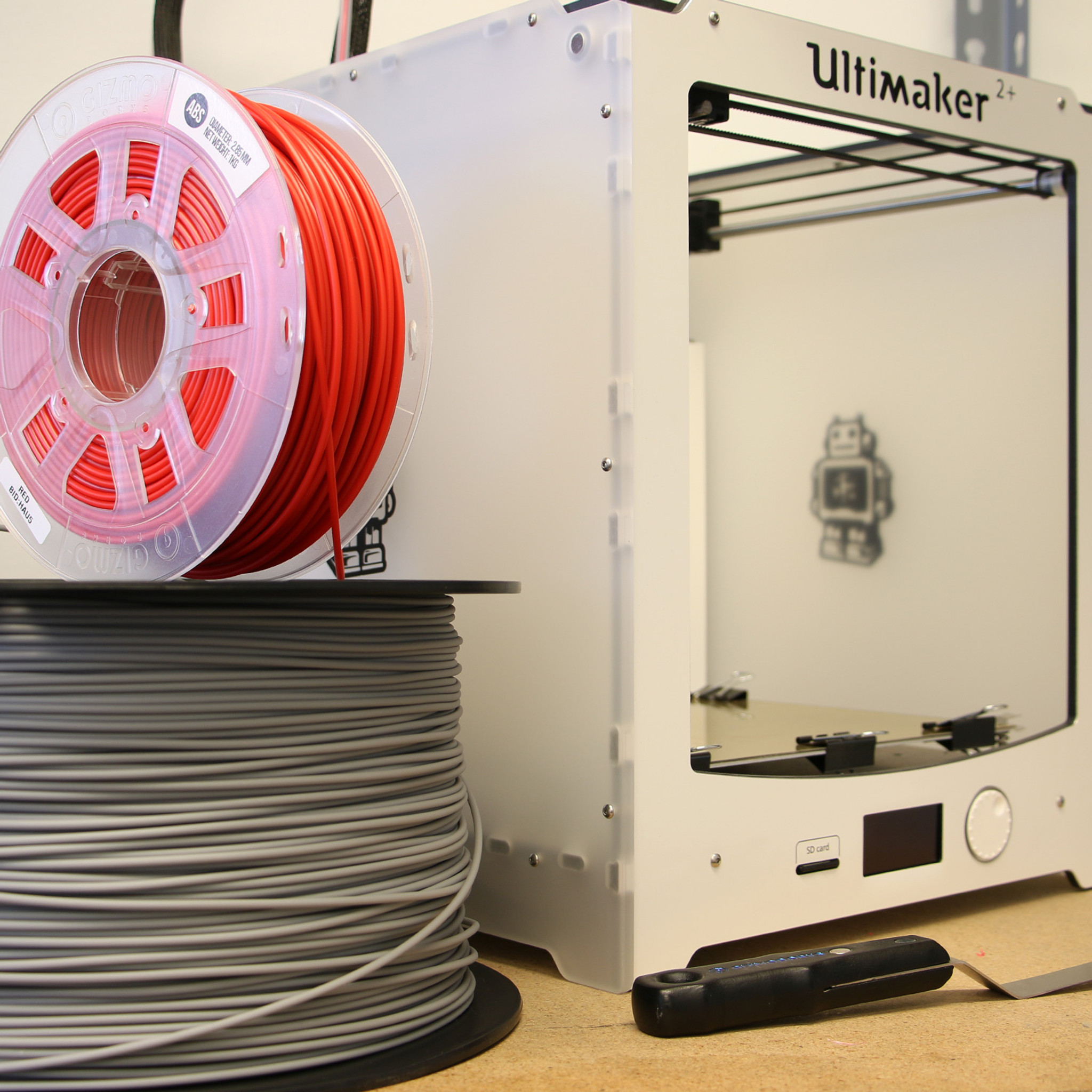 Gizmo Dorks Filamento PLA para impresoras 3D de 1,75 mm, 200 g, paquete de  4 colores, azul, verde, naranja, rojo