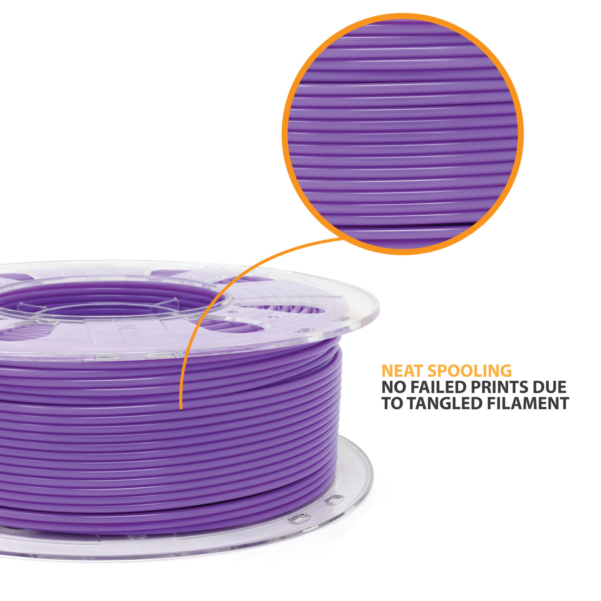GIANTARM PLA Filament Glow in the Dark Violet, Imprimante 3D