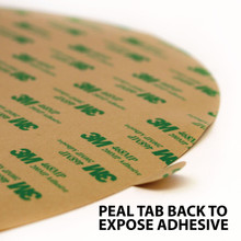 3M 468MP Adhesive Transfer Tape Circle Close Up