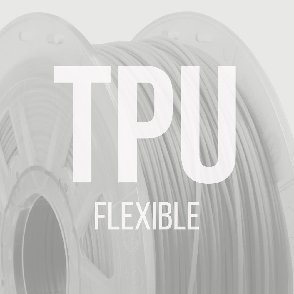 Flexible TPU Filament for 3D Printing - Brands Settings & Examples