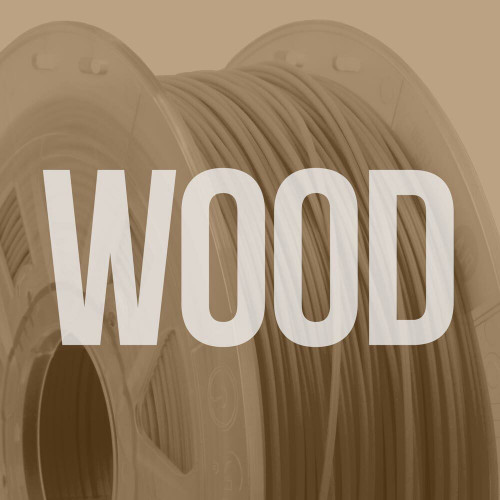 Wood Filled Filament 200 g Spool by Gizmo Dorks