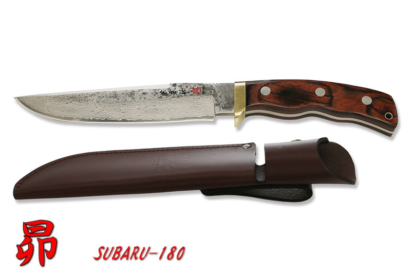 Kanetsune KB-553 Subaru-180 VG-10 Stainless Damascus 180mm Field Knife