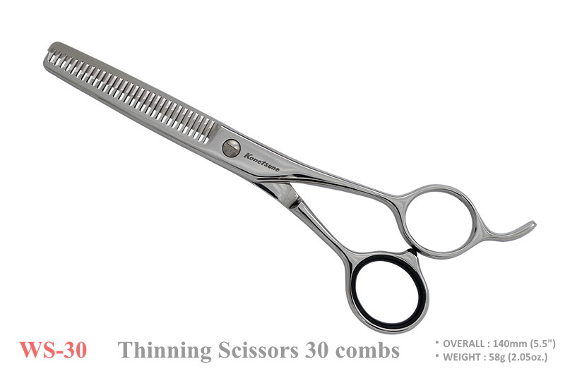 Kanetsune WS-30 AUS-8 Stainless Steel 140mm Hair Cutting Thinning Scissors