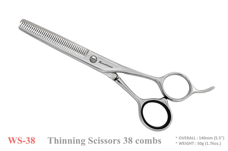 Kanetsune WS-38 AUS-8 Stainless Steel 140mm Hair Cutting Thinning Scissors