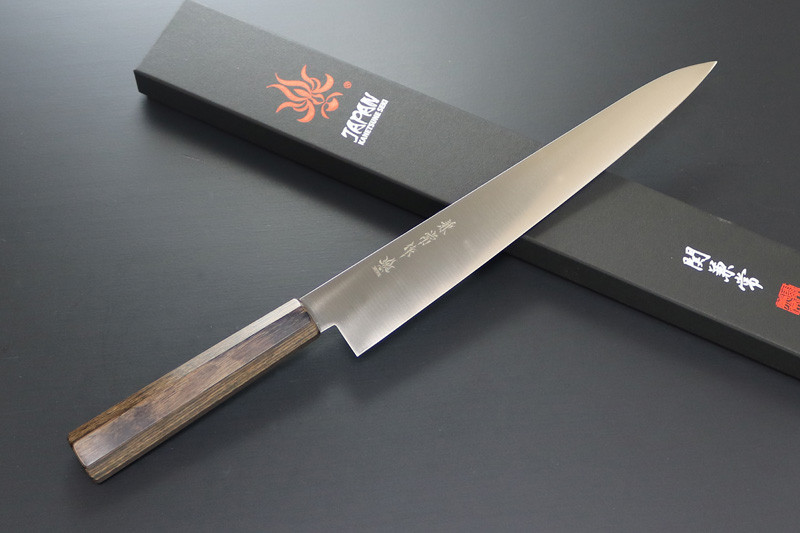 Kanetsune KC-866 Wa-Sujihiki Carbon 240mm Kitchen Cutlery Knife