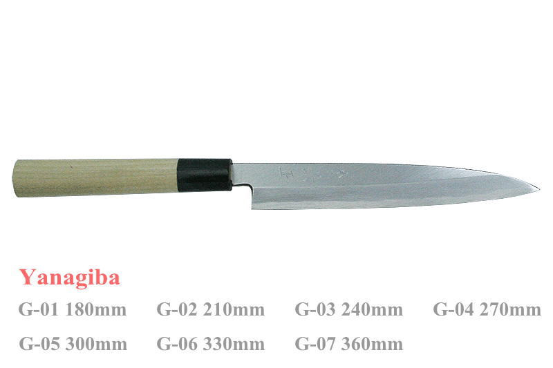 Kanetsune G-03 Yanagiba White Steel 240mm Kitchen Cutlery Chef Knife