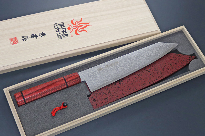 Kanetsune KC-825 Kiritsuke-Gyutou 210mm Damascus Kitchen Chef Knife