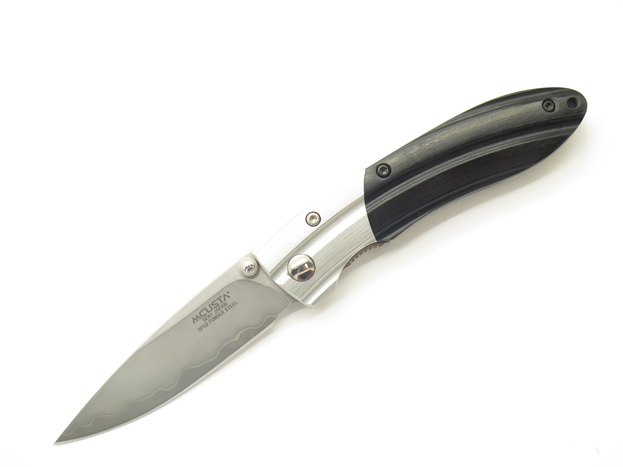 Mcusta MC-0142G SPG2 core Pakkawood 3.75" Folding Knife