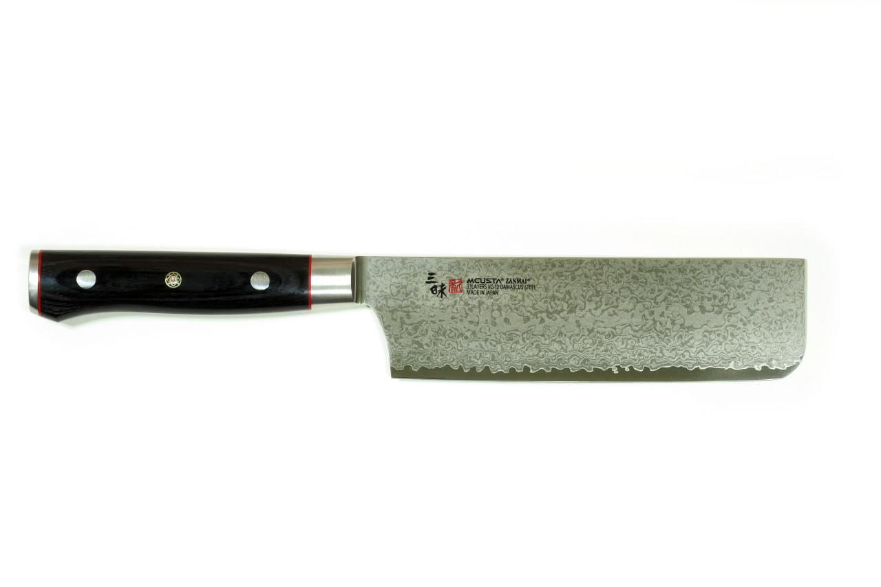 Mcusta Zanmai Classic Pro HFB-8008D Nakiri VG-10 Core Damascus 165mm Kitchen Cutlery Vegetable Knife