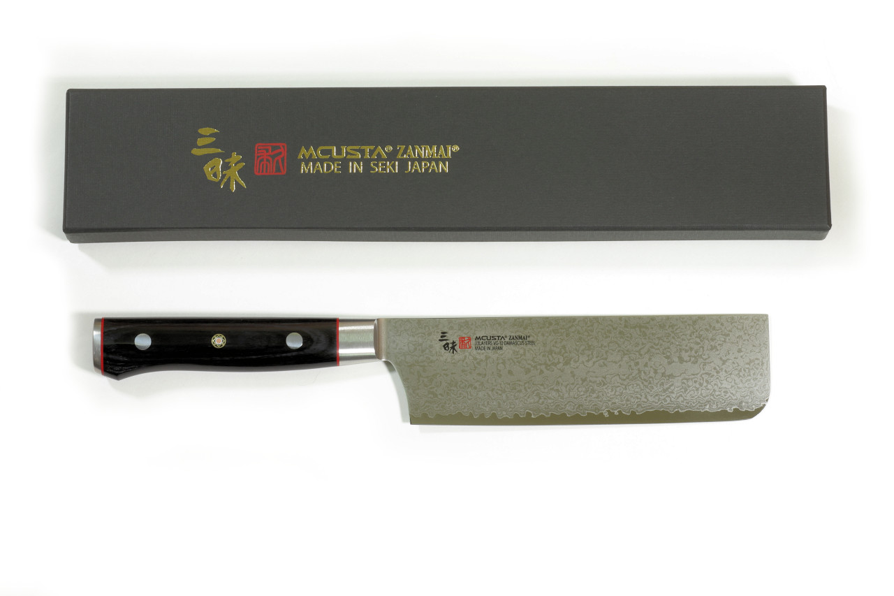Mcusta Zanmai Classic Pro HFB-8008D Nakiri VG-10 Core Damascus 165mm Kitchen Cutlery Vegetable Knife