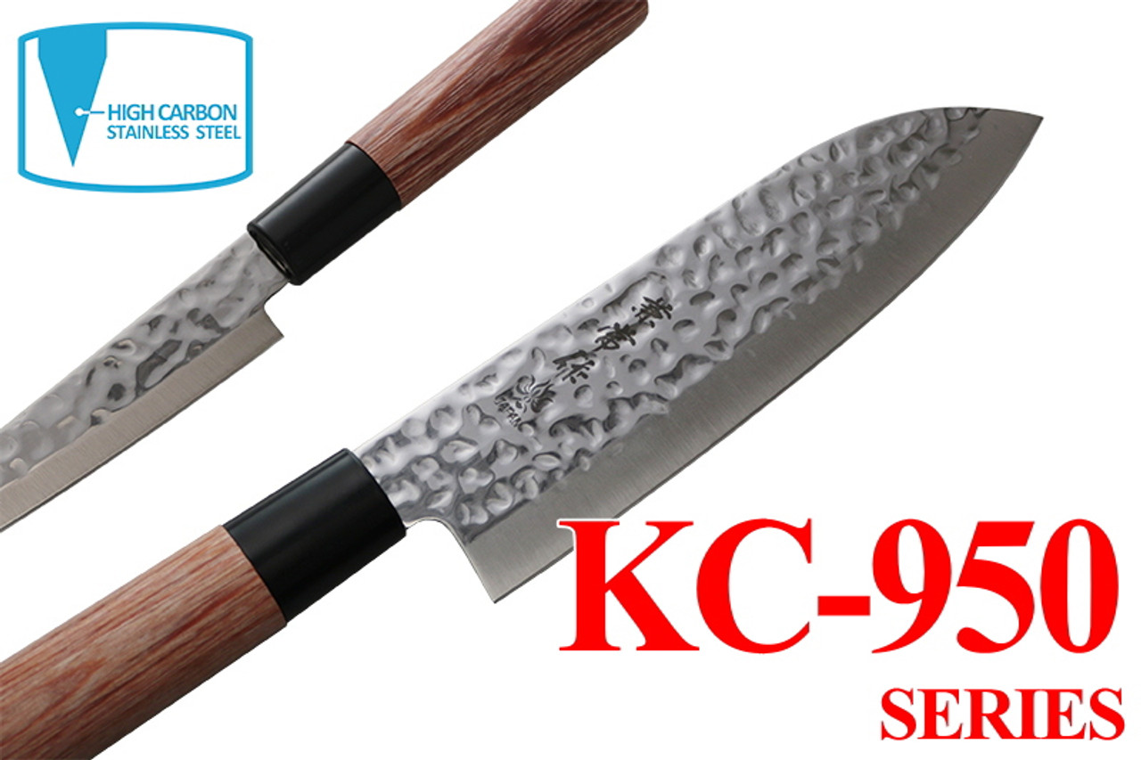 Kanetsune KC-952 Santoku High Carbon Steel 165mm Kitchen Cutlery Knife