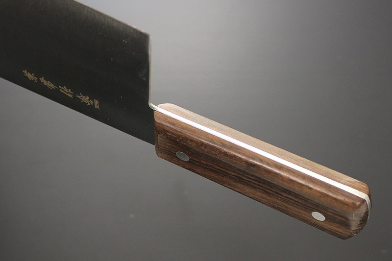 Kanetsune KC-096 High Carbon Steel 220mm Rosewood Chinese Cleaver Knife
