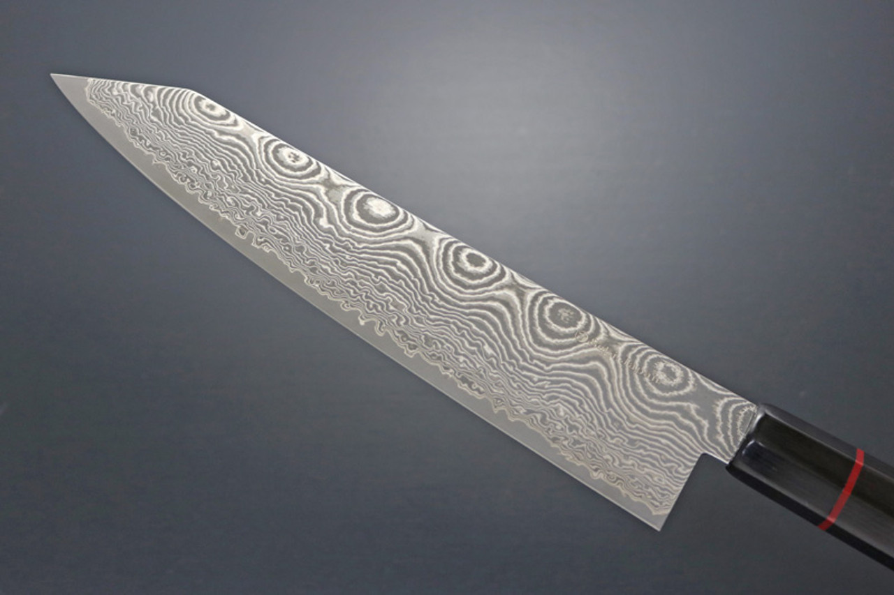 Kanetsune KC-815 Namishibuki Kiritsuke 210mm Damascus Kitchen Knife