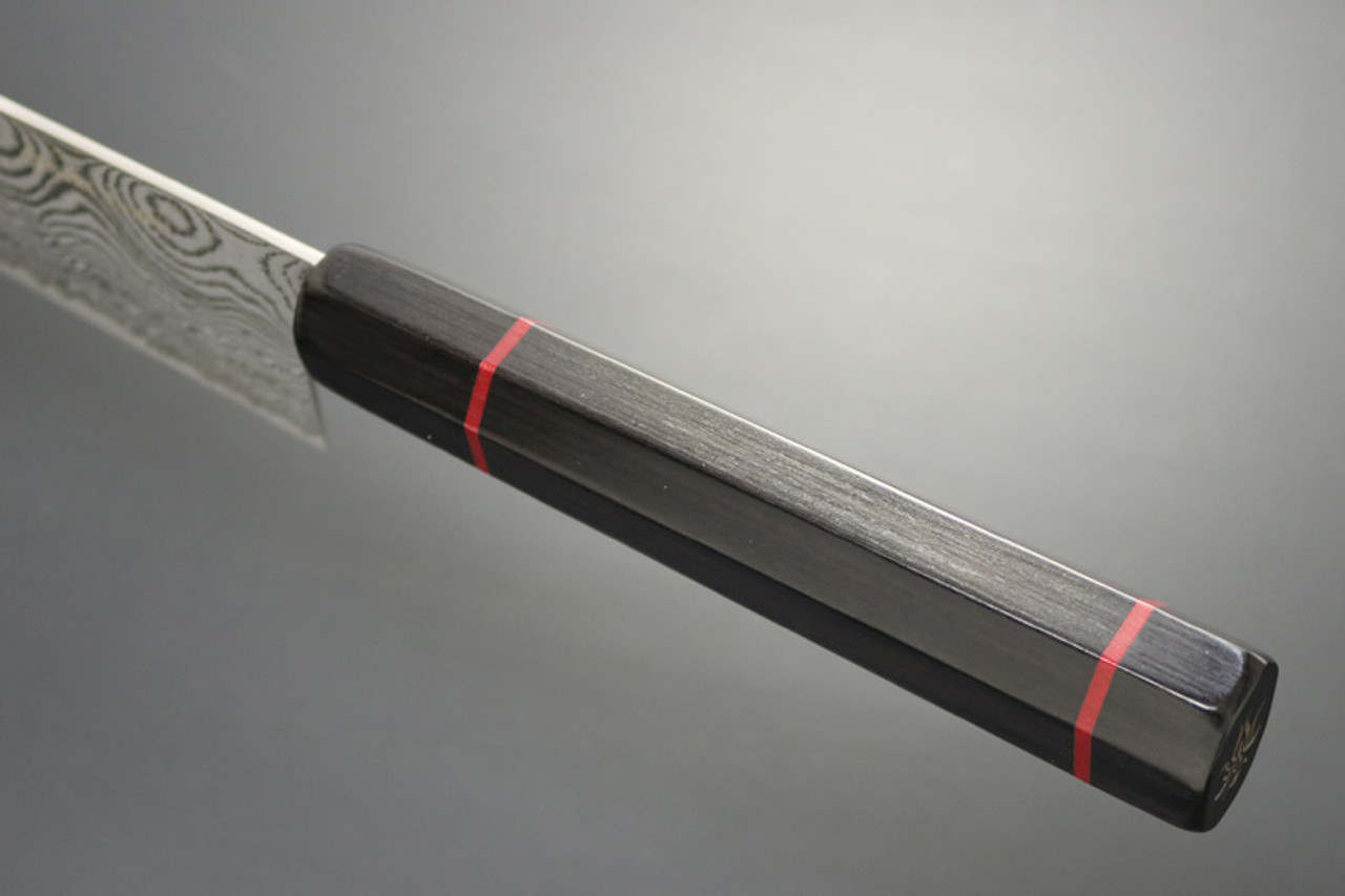 Kanetsune KC-815 Namishibuki Kiritsuke 210mm Damascus Kitchen Knife