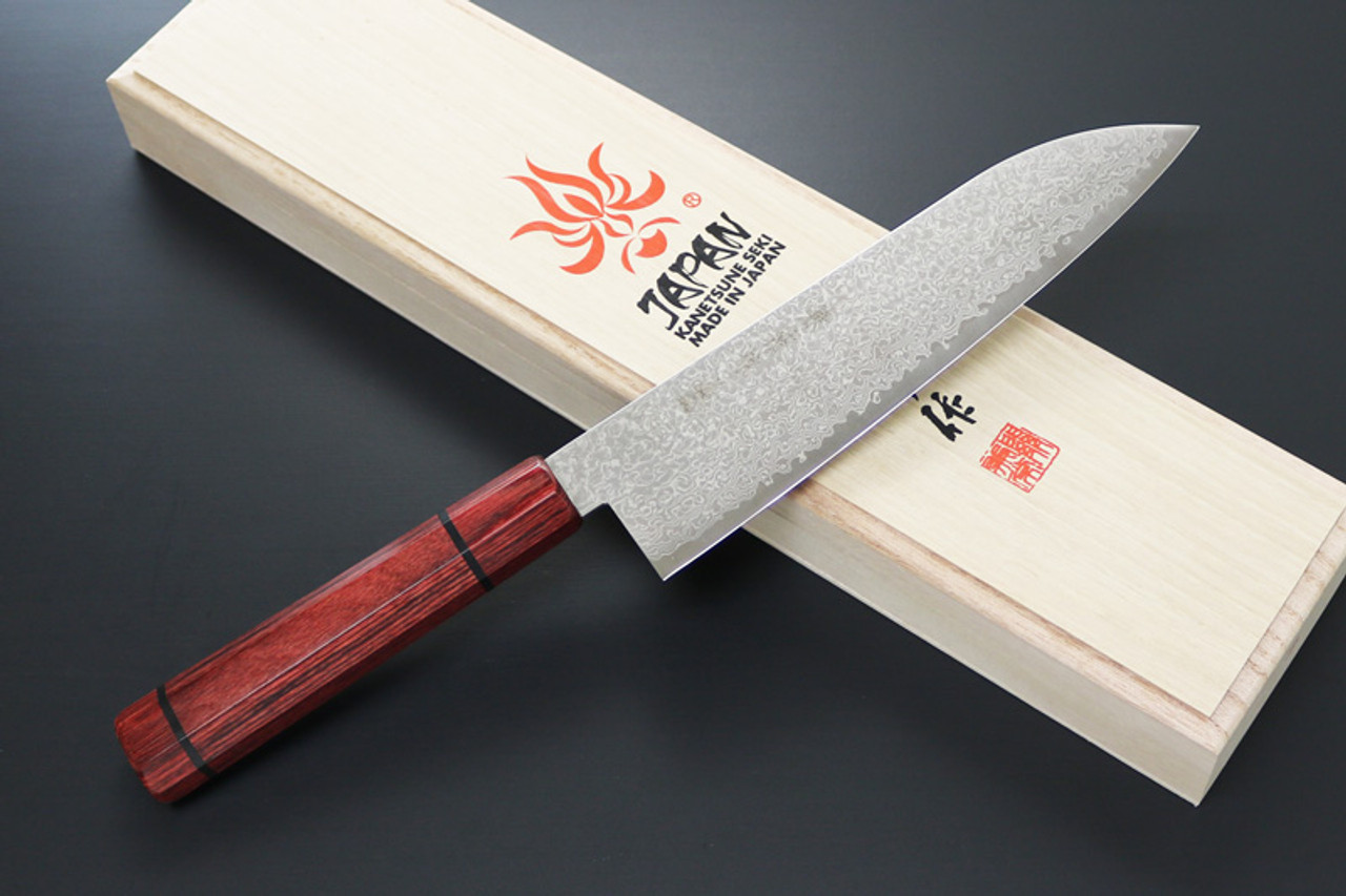 Kanetsune KC-853 Minamo-kaze Wa-Santoku 180mm Kitchen Cutlery Knife