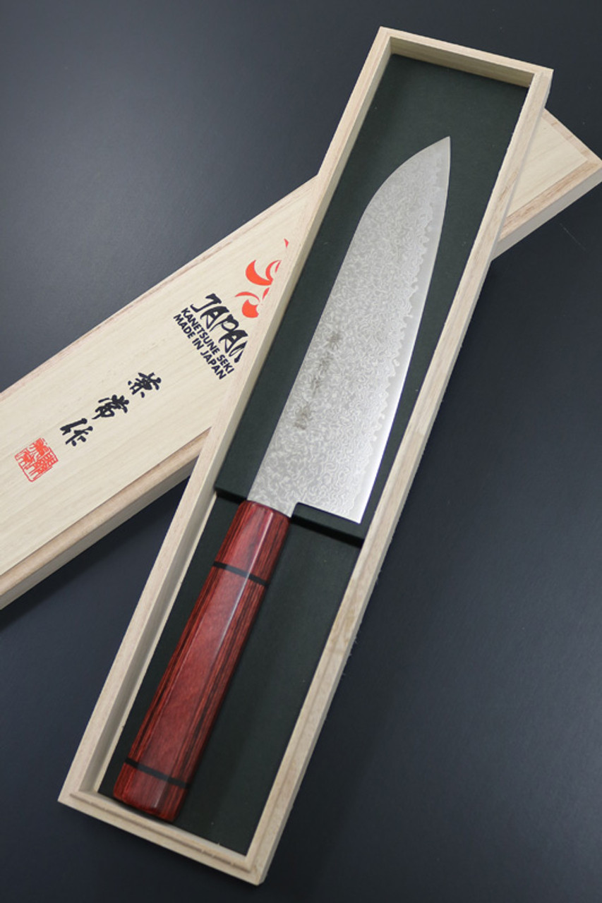 Kanetsune KC-853 Minamo-kaze Wa-Santoku 180mm Kitchen Cutlery Knife