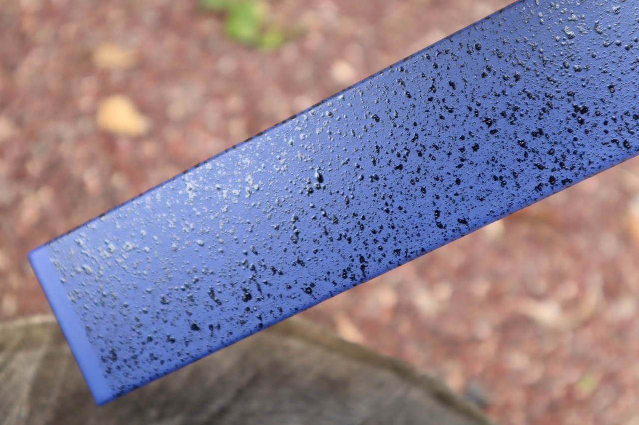 Masano Toyokuni TKA-002 Urusi 8.26" Blue Fixed Damascus Hunting Knife