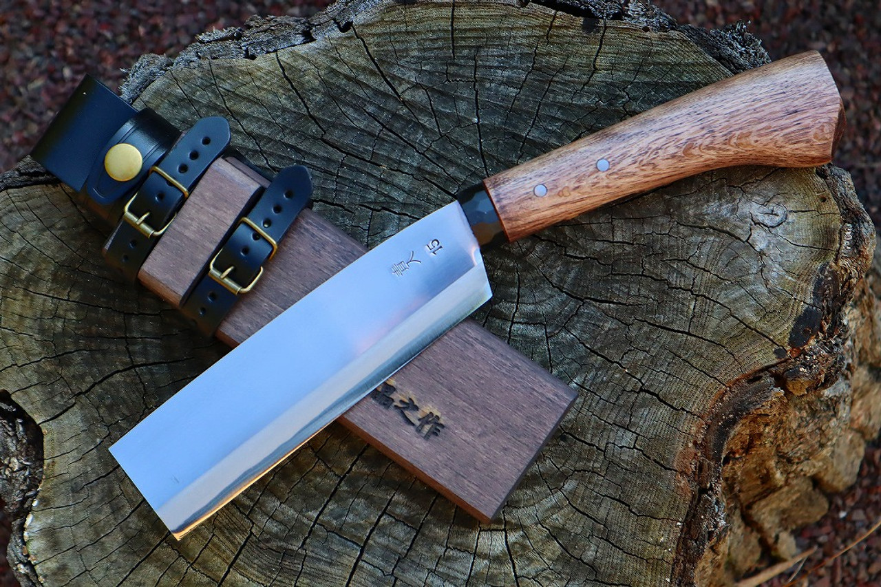 Masano Toyokuni TKA-027 Takuminata D. Bevel Fixed Blade Nata Hatchet Knife