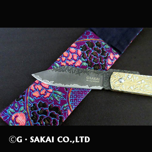 G. Sakai 12021 Minokuni Mamori Higonokami San Mai VG-10 Stainless Steel 4.5" Folding Knife