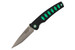 Mcusta MC-44C Katana VG-10 Core San Mai Black/Green Anodized Aluminum 4.25" Folding Knife