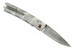 Mcusta MC-33D Shinra Take VG-10 Core Damascus Blade Bamboo Design Damascus Handle 3.75" Folding Knife