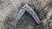 Mcusta MC-113D Forge Small Tsuchi VG-10 Core Damascus Blade Stainless Framelock 3.625" Folding Knife
