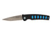 Mcusta MC-41C Katana VG-10 Core San Mai Black/Blue Anodized Aluminum 4.25" Folding knife