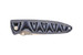 Mcusta MC-10V Classic Wave VG-10 Blade Blue Micarta 4.37" Folding Knife
