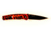 Mcusta MC-4BC-D11 Limited Edition Katana VG-10 Core San Mai Orange/black finished Aluminum 4.25" Folding knife