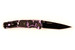Mcusta MC-4BC-D12 Limited Edition Katana VG-10 Core San Mai Violet/black finished Aluminum 4.25" Folding knife