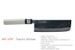 Kanetsune KC-439 Kuro-Uchi Nakiri White Steel #2 165mm Kitchen Cutlery Chef Knife