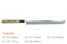 Kanetsune KC-538 Takohiki White Steel #3 240mm Kitchen Cutlery Knife
