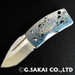 G. Sakai 11168 Amago Salmon Fish VG-10 Money Clip Folding Pocket Knife