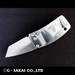 G. Sakai 11604 Ukimon Great Wave VG10 Tanto Money Clip Folding Pocket Knife