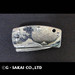 G. Sakai 11604 Ukimon Great Wave VG10 Tanto Money Clip Folding Pocket Knife
