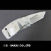 G. Sakai 11900 Ukimon Mt. Fuji SPG STRIX Tanto Money Clip Folding Knife