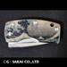 G. Sakai 11901 Ukimon Great Wave SPG STRIX Tanto Money Clip Folding Knife