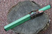 Masano Toyokuni TKA-003 Urusi 8.26" Green Fixed Damascus Hunting Knife