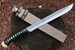 Masano Toyokuni TKA-014 Mai 11.81" Forged Fixed Blade Short Sword Knife