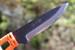Masano Toyokuni TKA-019 Yama 4" Orange Fixed Blade Hunting Camp Knife