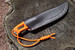 Masano Toyokuni TKA-019 Yama 4" Orange Fixed Blade Hunting Camp Knife